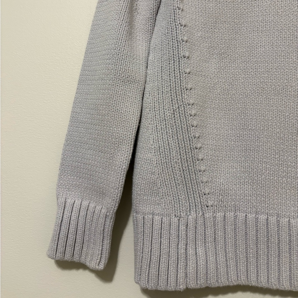 J CREW ALWAYS 1988 Rollneck Sweater Gray Cotton Size XS - Picture 7 of 14